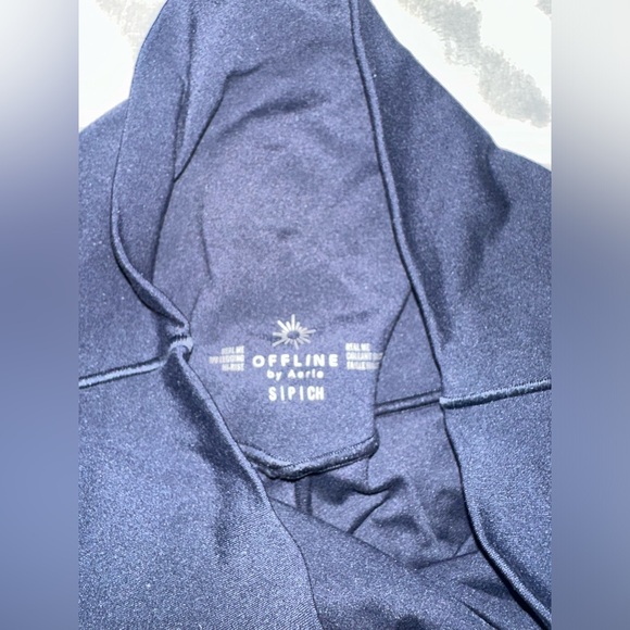 Aerie real me xtra basic leggings navy blue size small. - Picture 2 of 5